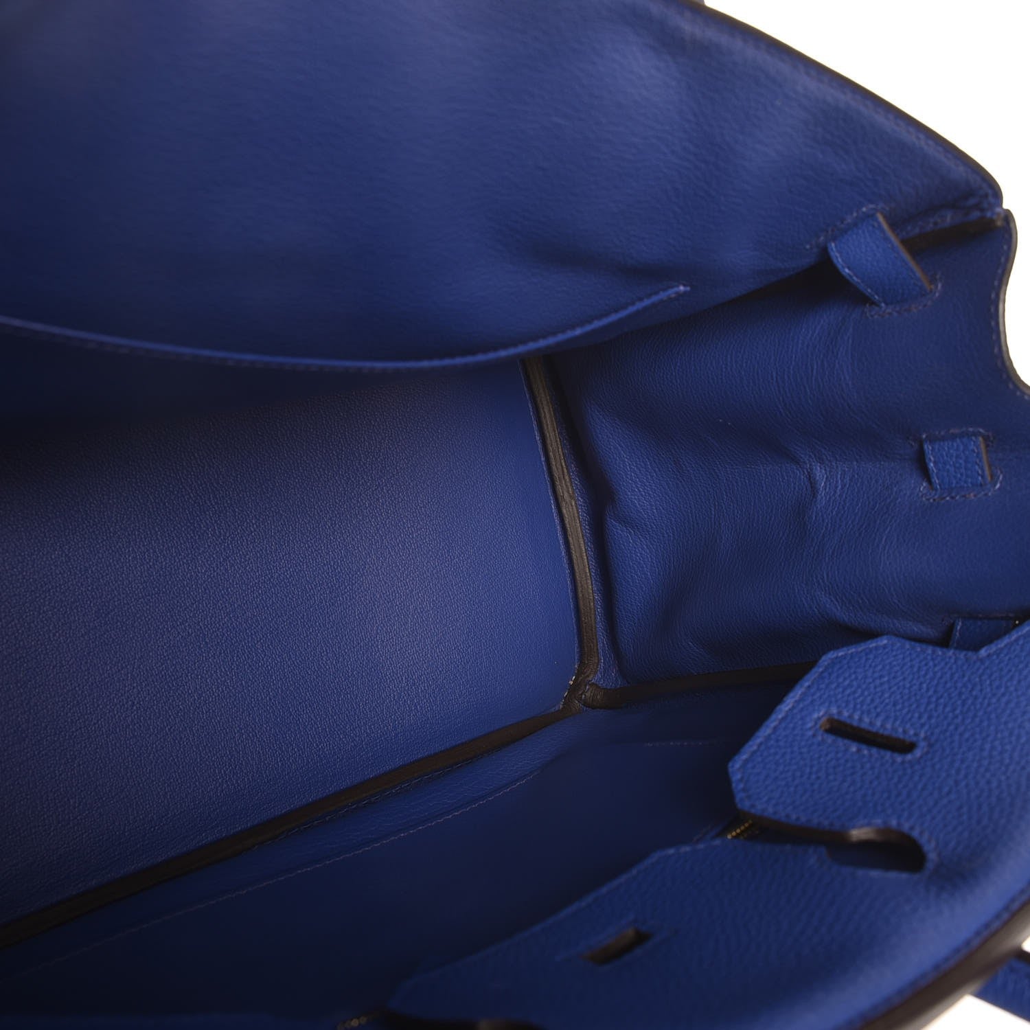 Hermes Togo Birkin 30 Bleu Electrique 32 of 34