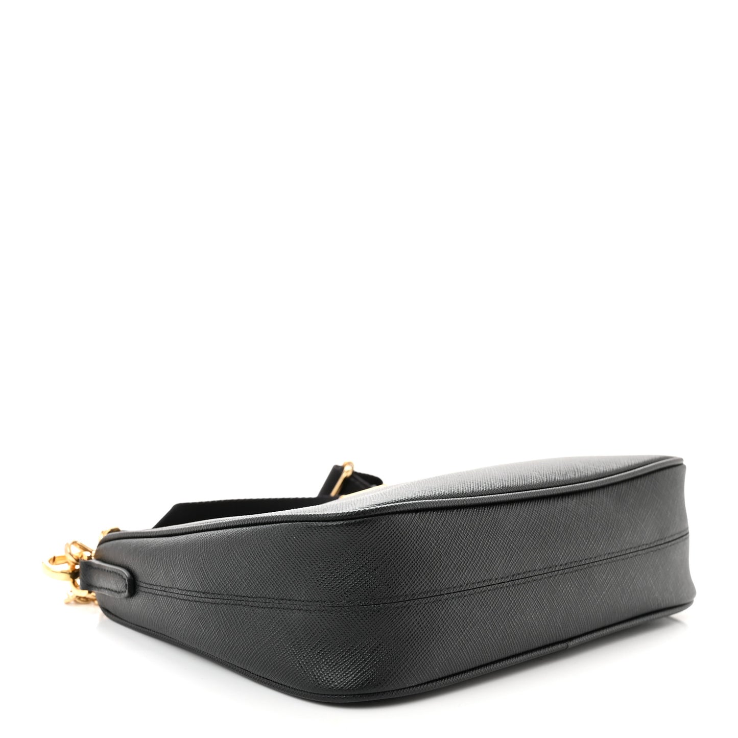 Saffiano Lux Re-Edition 2005 Shoulder Bag Black