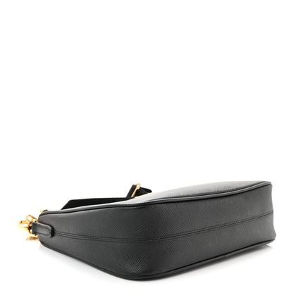 Prada Saffiano Lux Re-Edition 2005 Shoulder Bag Black 4 of 11