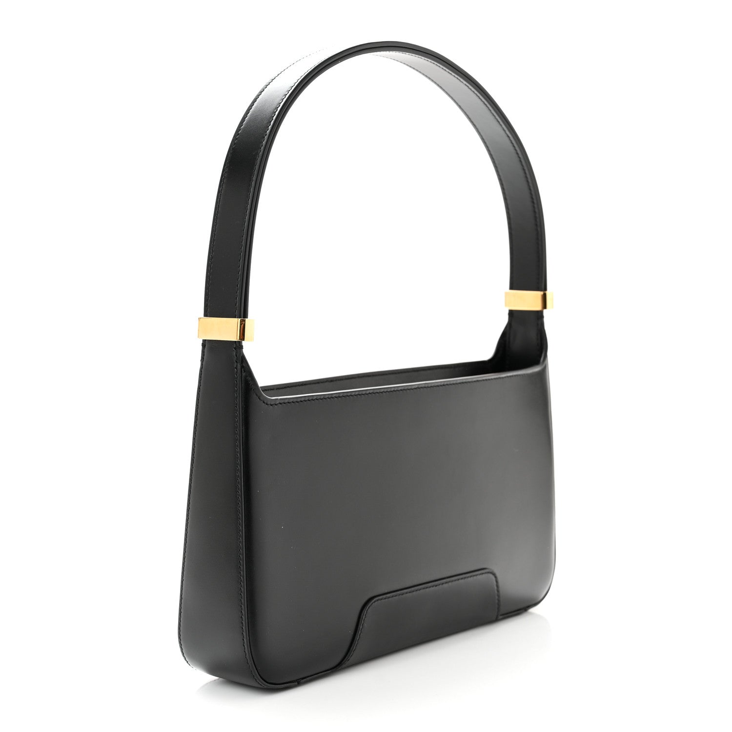 Burberry Smooth Calfskin TB Shoulder Bag Black 3 of 10