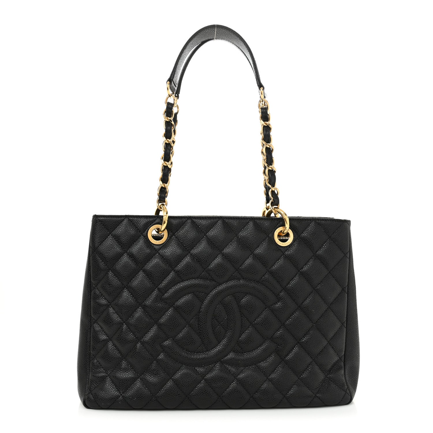 Chanel Caviar Quilted Grand Shopping Tote GST Black 1 of 11