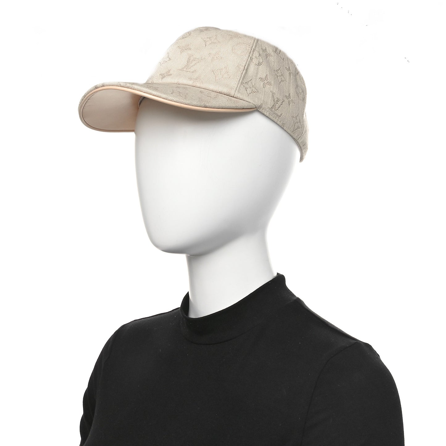 Cotton Monogram Essential Cap Beige