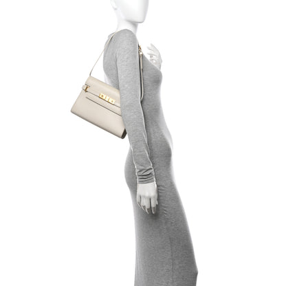 Saint Laurent Smooth Calfskin Manhattan Shoulder Bag Crema Soft 2 of 15
