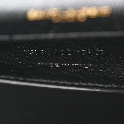 Saint Laurent Grain De Poudre Medium Classic Monogram Kate Satchel Black 7 of 10