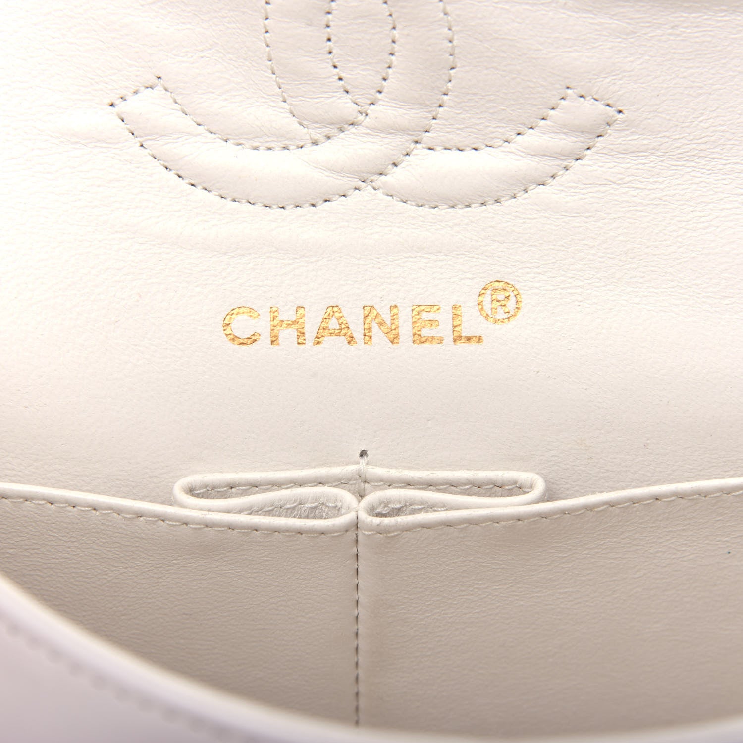 Chanel Lambskin Quilted Small Double Flap White 6 of 12