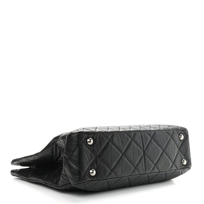 Chanel Aged Calfskin Reissue 2.55 Tote Black 3 of 9