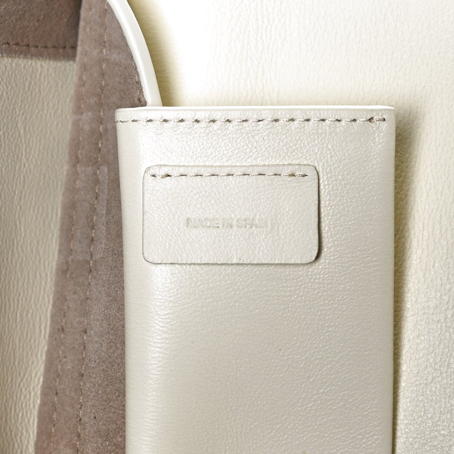 Chloe Calfskin Drew Bijou Clutch Natural White 8 of 11