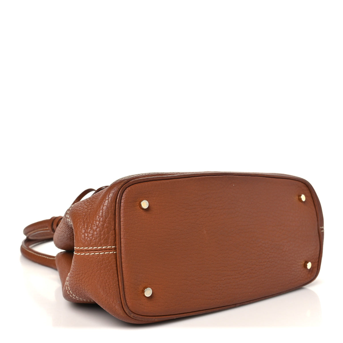 Odessa Calfskin Mini Globe Shoulder Bag Brown