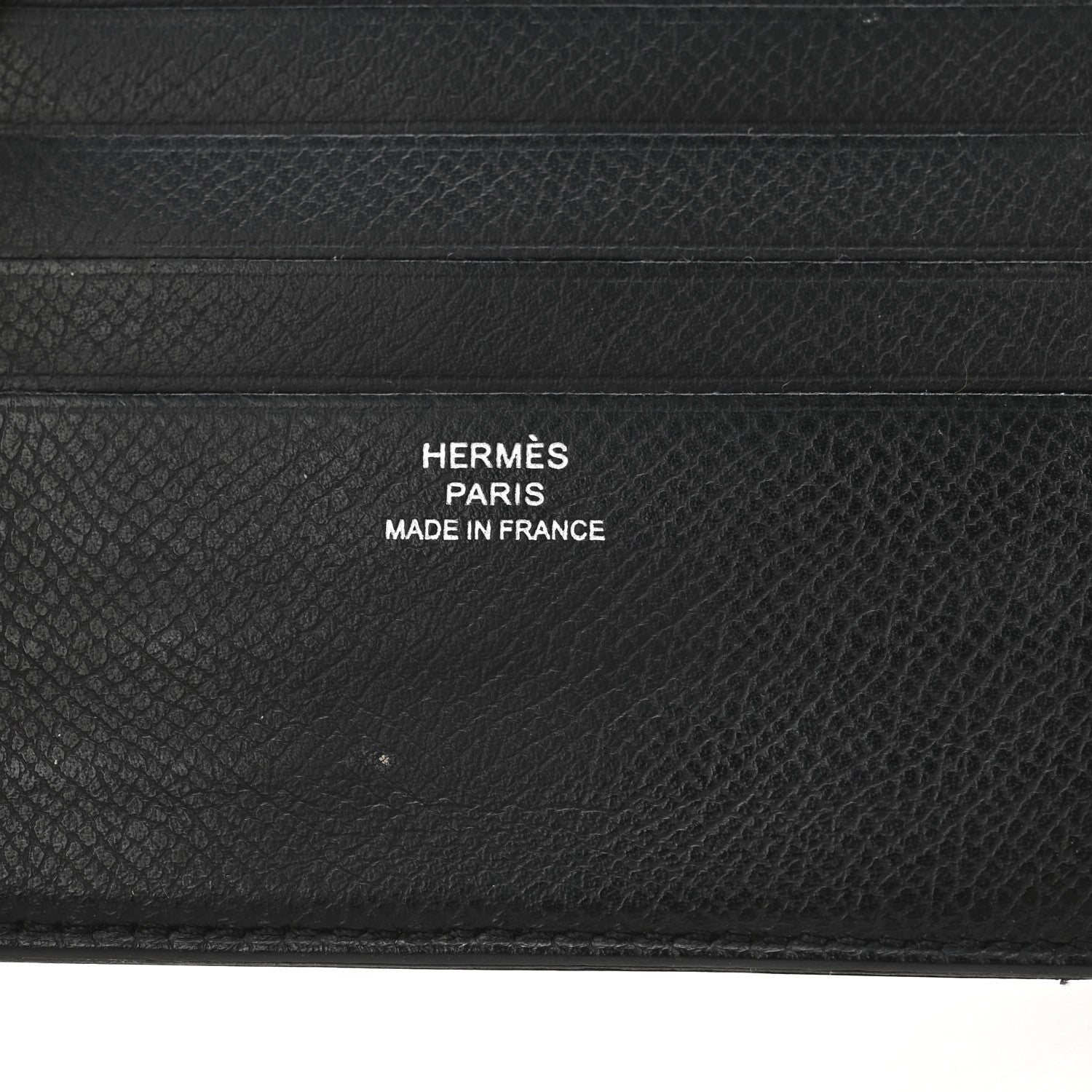 Hermes Epsom Citizen Twill Compact Wallet Black 6 of 9