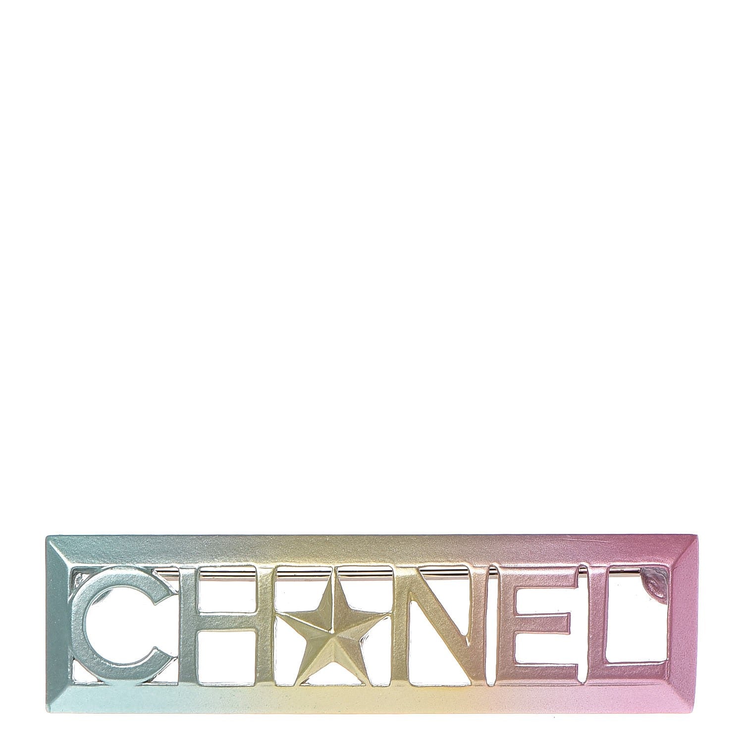 Chanel Star Logo Brooch Multicolor 1 of 5