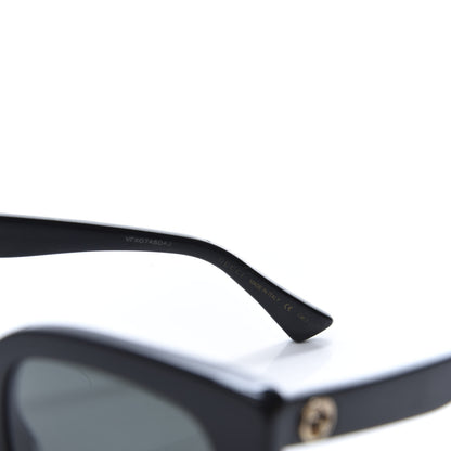 Gucci Cat Eye GG0163S Sunglasses Black 6 of 8