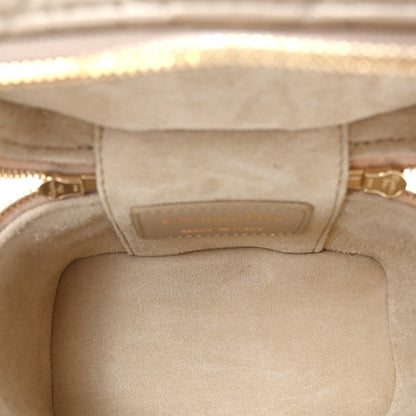 Christian Dior Lambskin Cannage Micro Lady Dior Vanity Case Beige 5 of 9