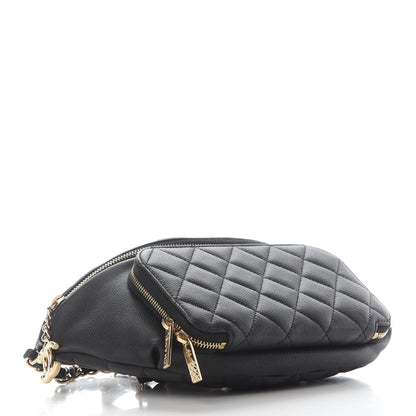 Chanel Caviar Quilted Business Affinity Waist Belt Bag Black 3 of 8