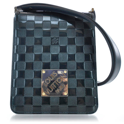 Louis Vuitton Damier Vernis Club Petrole Blue 1 of 10