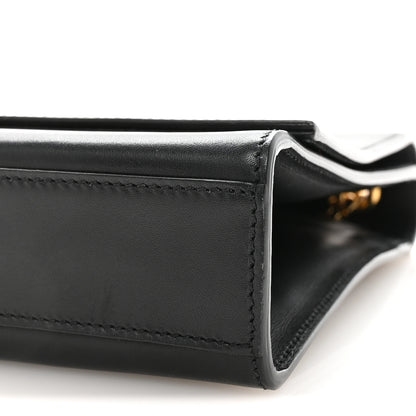 Saint Laurent Smooth Calfskin Medium Classic Monogram Kate Tassel Satchel Black 9 of 9