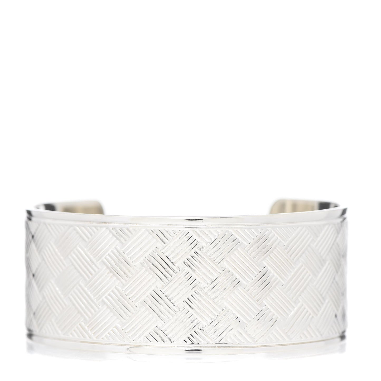 Sterling Silver Basket Makers Cuff Bracelet