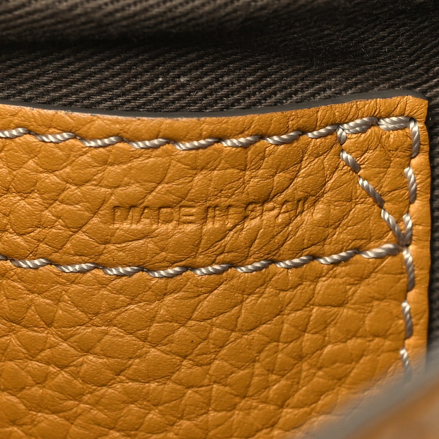 Chloe Calfskin Mini Marcie Round Crossbody Bag Curry Yellow 6 of 10