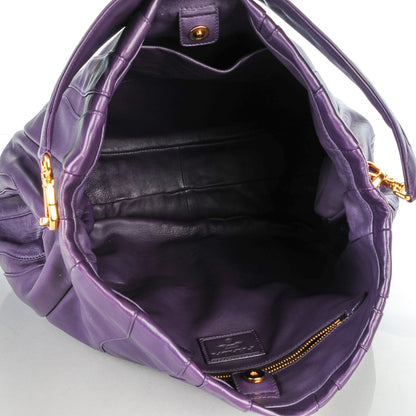 Prada Nappa Stripes Shoulder Bag Viola 5 of 7