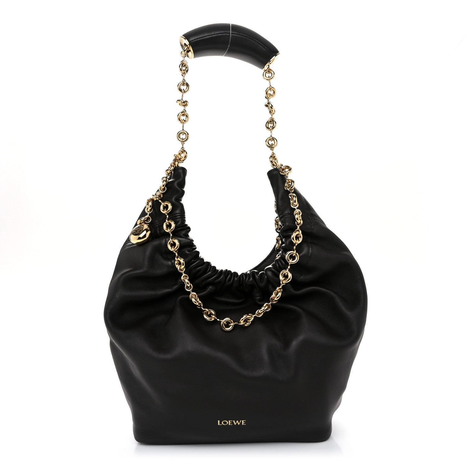 Loewe Nappa Small Squeeze Bag Chocolate 1 of 9