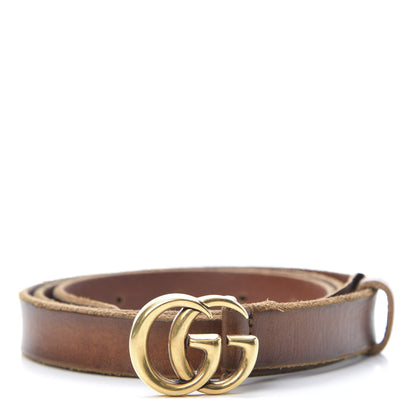 Gucci Faded Calfskin Double G 20mm Belt 85 34 Cuir 1 of 8