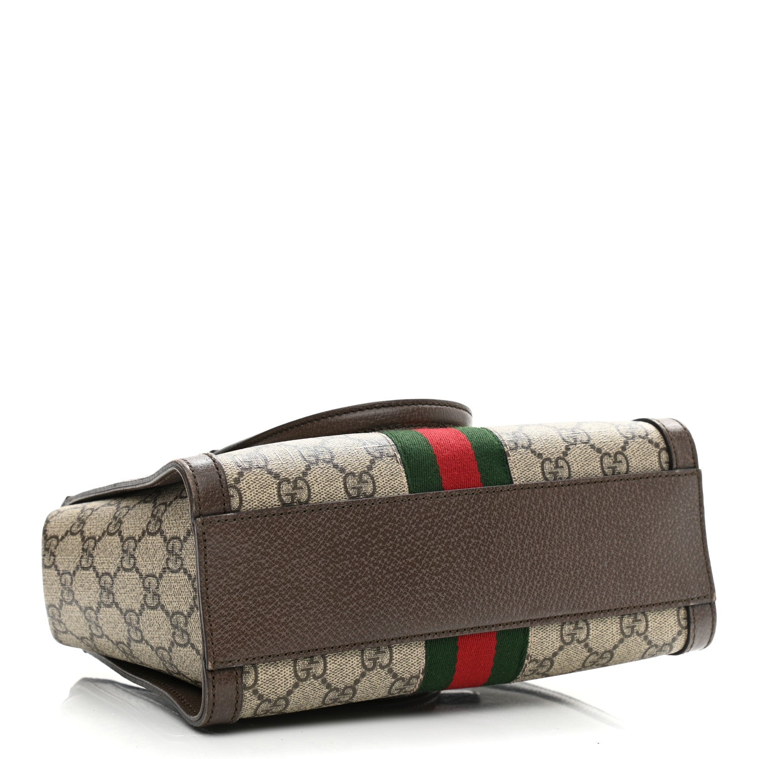 Gucci GG Supreme Monogram Small Ophidia Tote Bag Brown 4 of 17