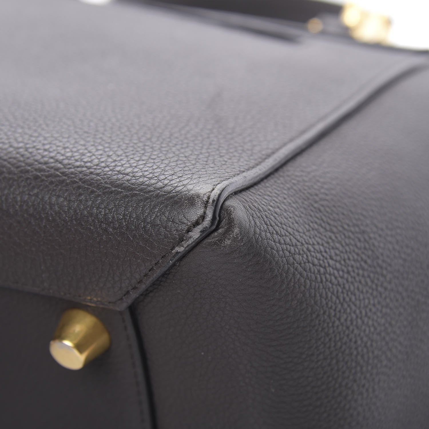 Celine Grained Calfskin Mini Belt Bag Dark Taupe 11 of 16