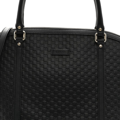 Gucci Soft Microguccissima Dome Satchel Black 7 of 9