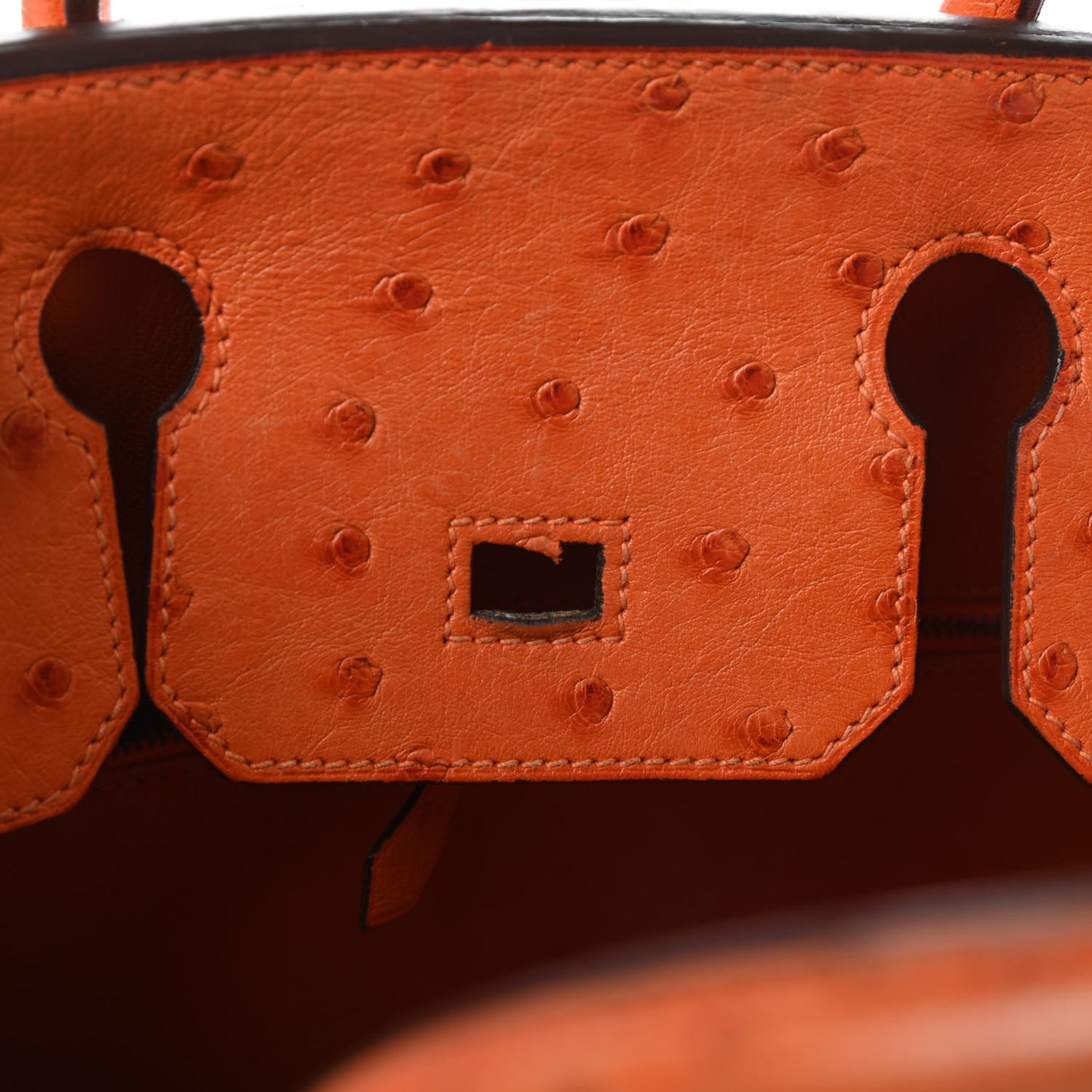 Ostrich Birkin 30 Orange