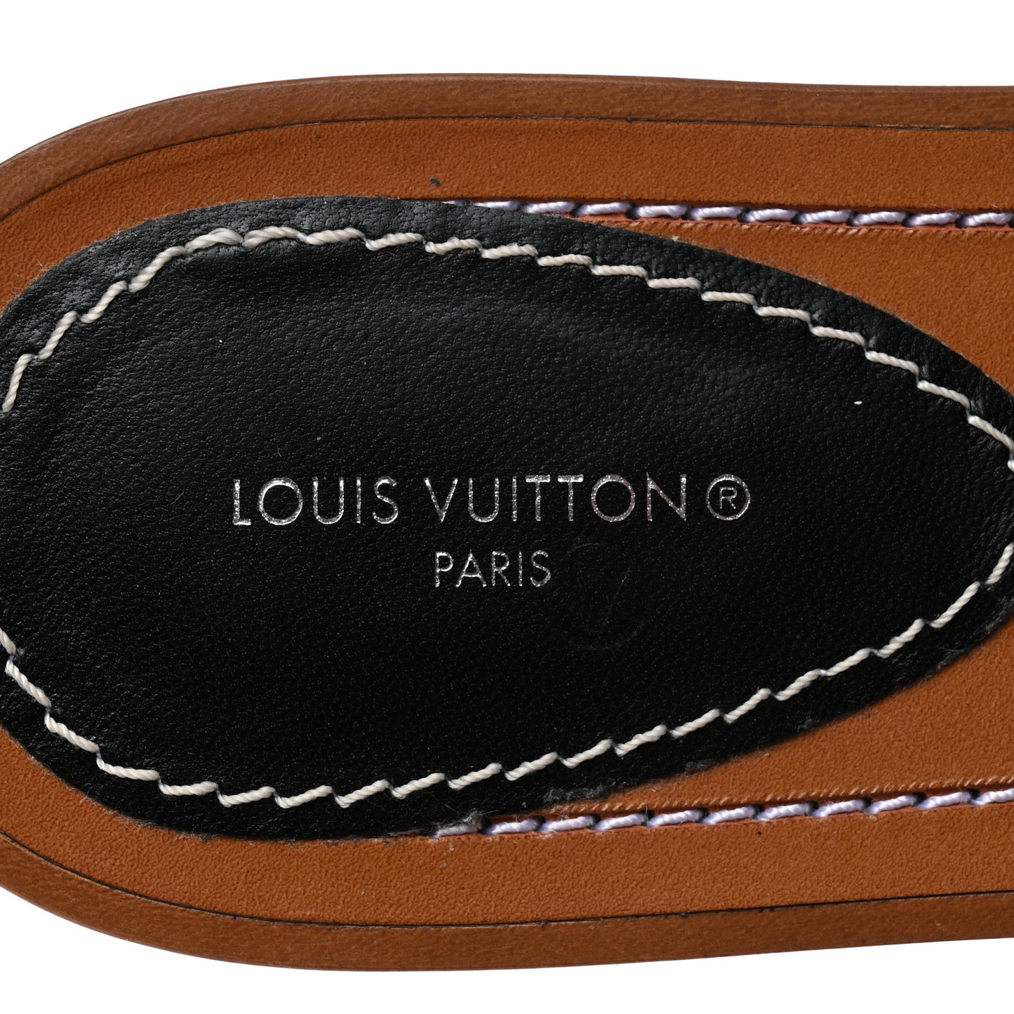 Calfskin Lock It Flat Mule 37.5 Black