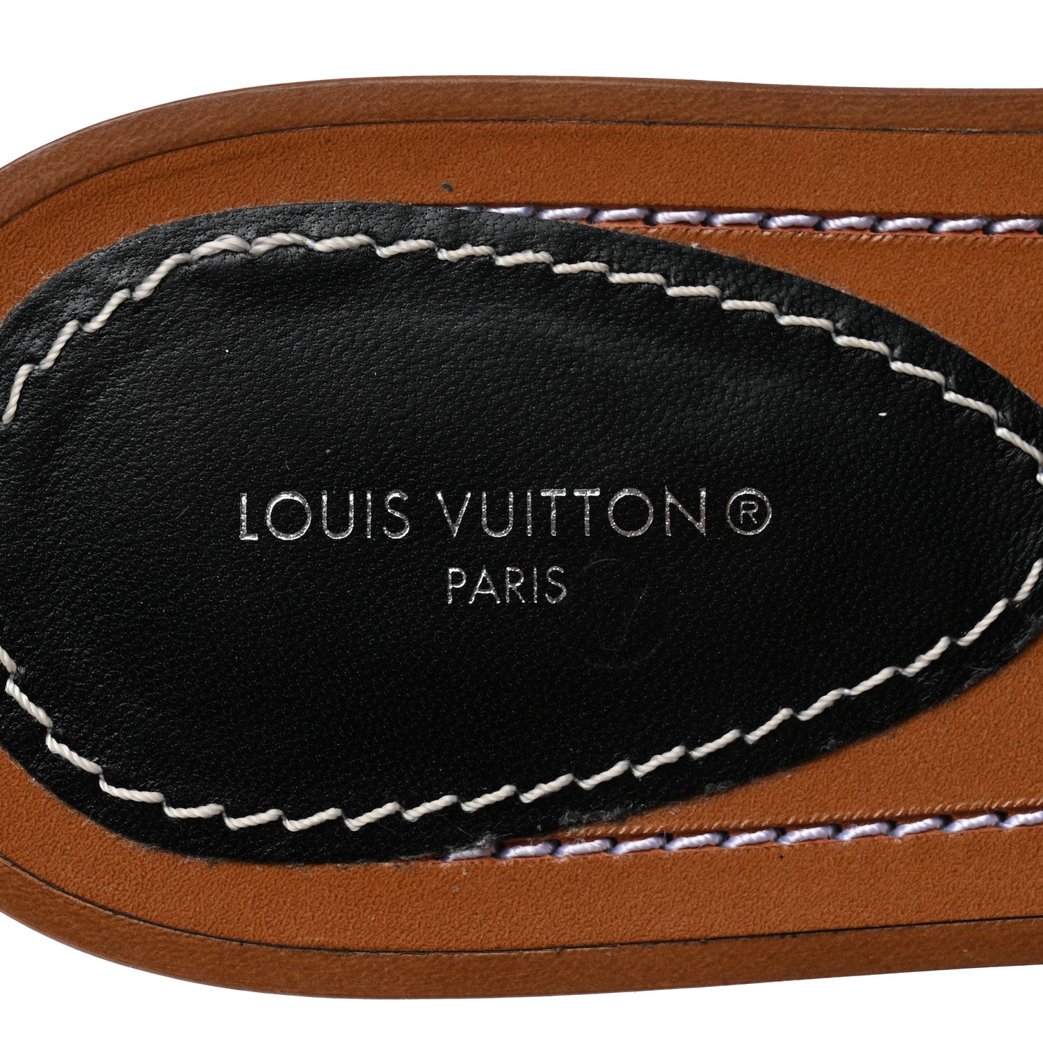 Louis Vuitton Calfskin Lock It Flat Mule 37.5 Black 7 of 9