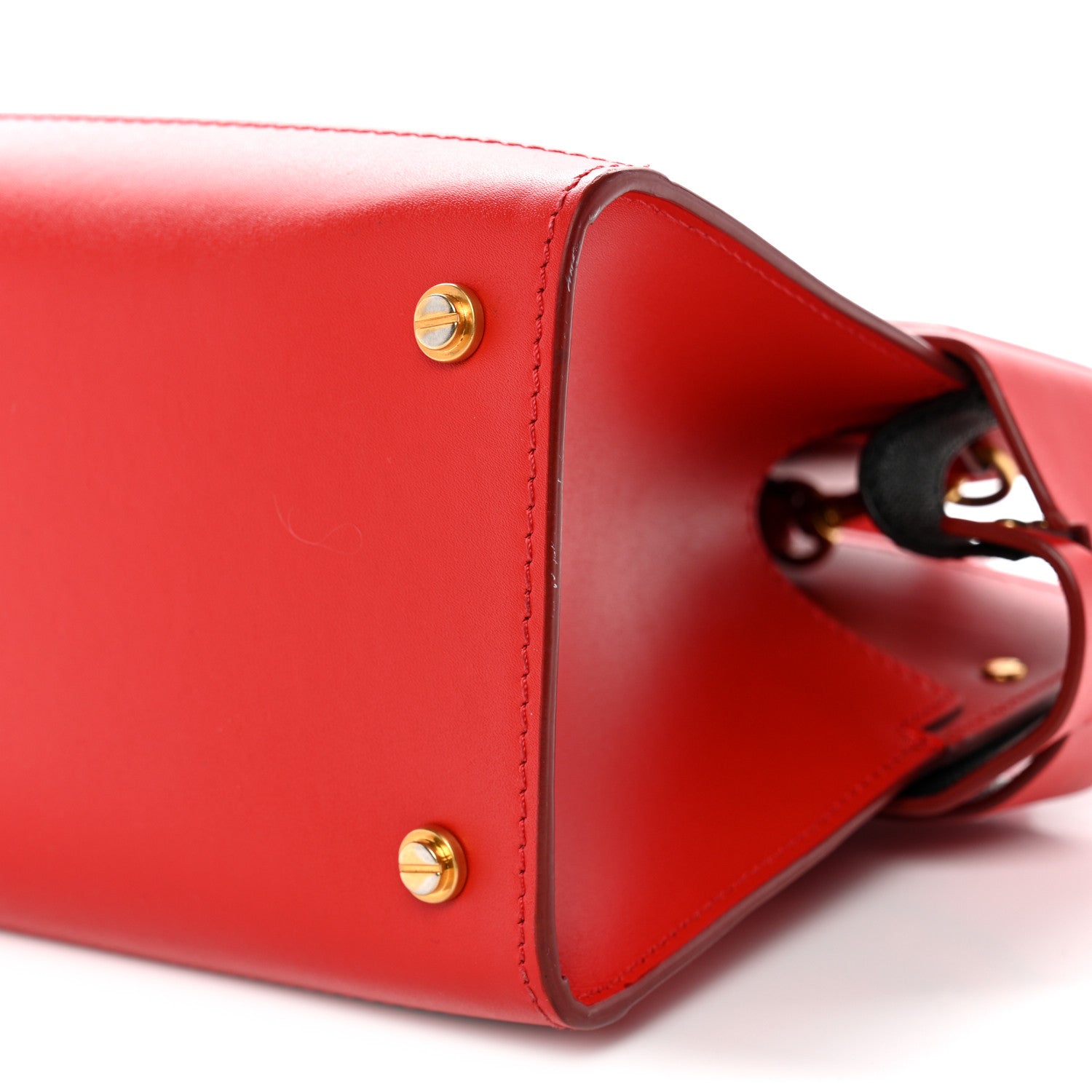Givenchy Smooth Calfskin Mini Horizon Satchel Red 1855864