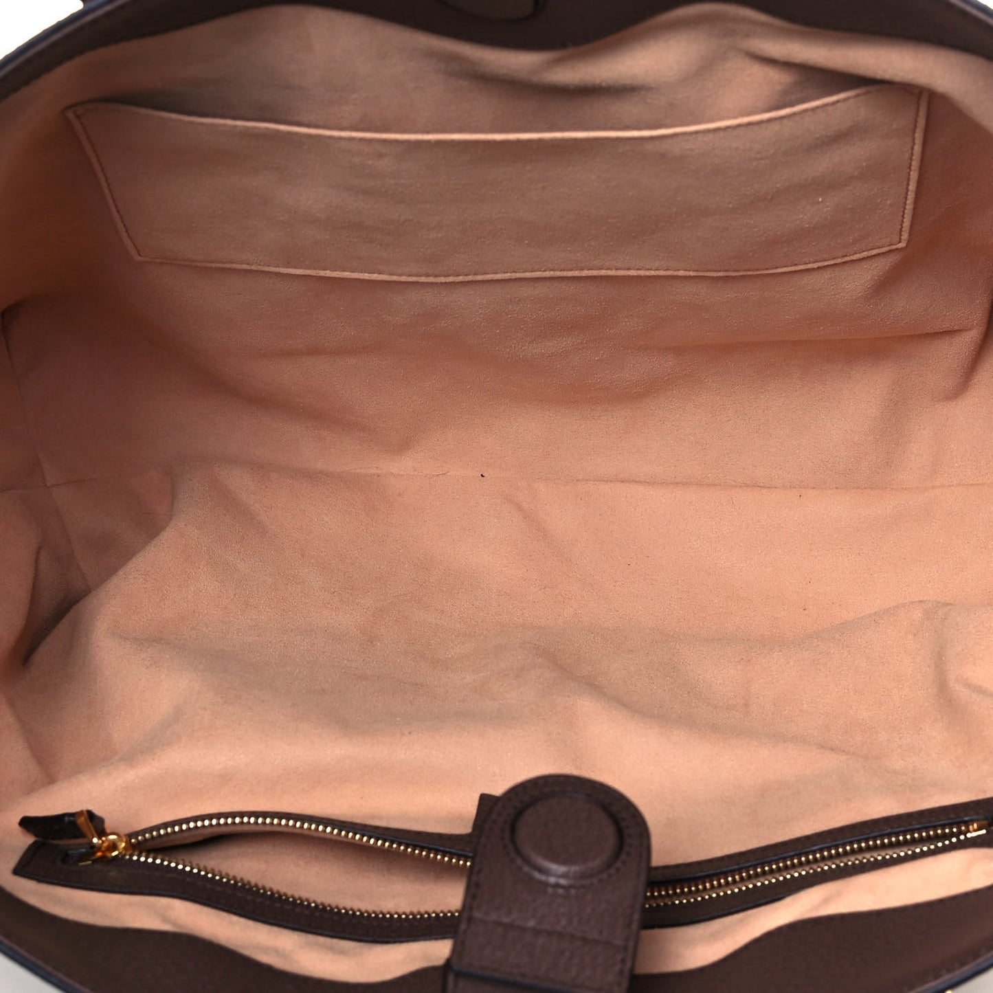 GG Supreme Monogram Medium Ophidia Shopping Tote Brown