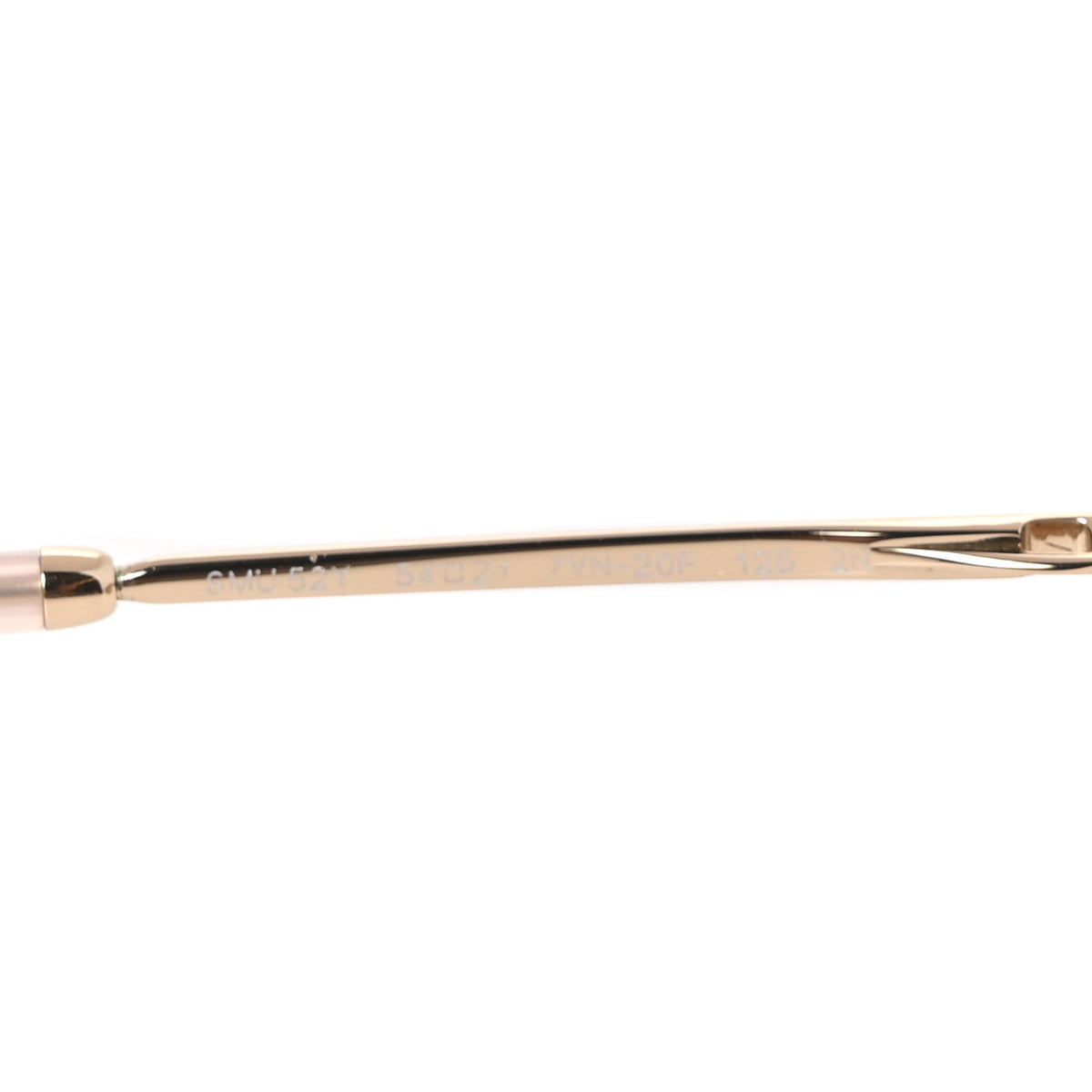 Metal Oval Sunglasses SMU52Y Pink Gold