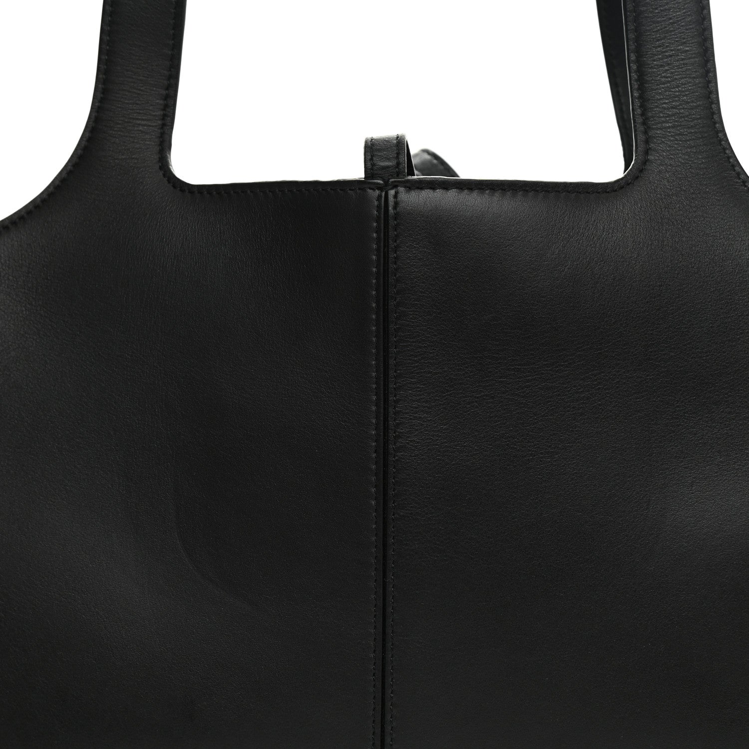Celine Smooth Calfskin Small Tri-Fold Shoulder Bag Black 8 of 10