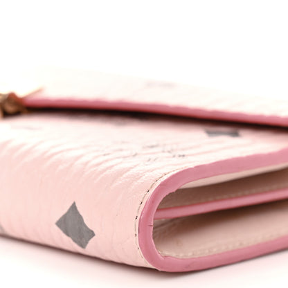 MCM Visetos Large Patricia Wallet On Chain Soft Pink 10 of 14