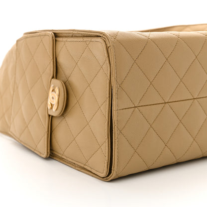 Chanel Caviar Quilted Medium Chanel 25 Handbag Dark Beige 9 of 11
