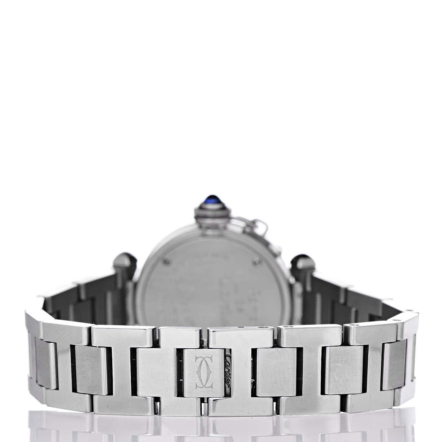 Cartier Stainless Steel 27mm Miss Pasha Quartz Watch Silver 4 of 9