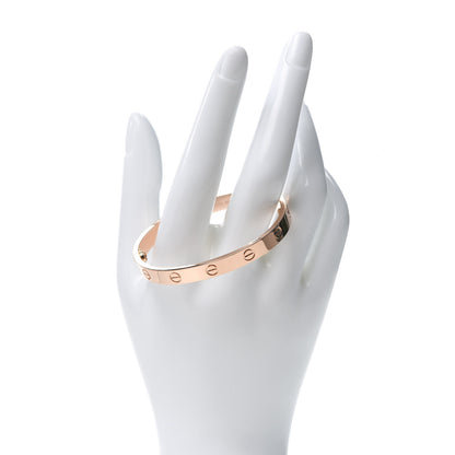 Cartier 18K Pink Gold LOVE Bracelet 16 2 of 6