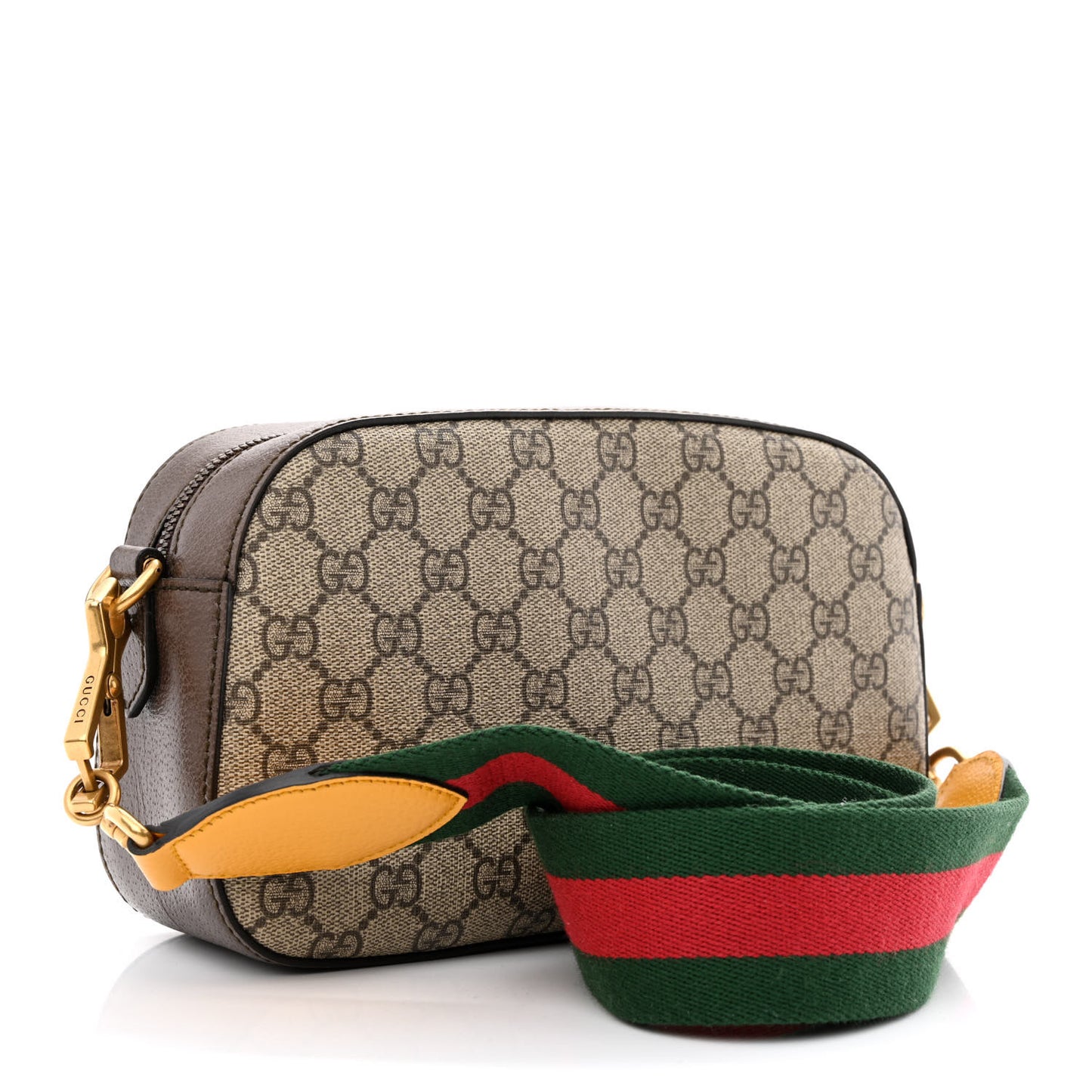 GG Supreme Monogram Web Neo Vintage Shoulder Bag Beige New Acero Crop