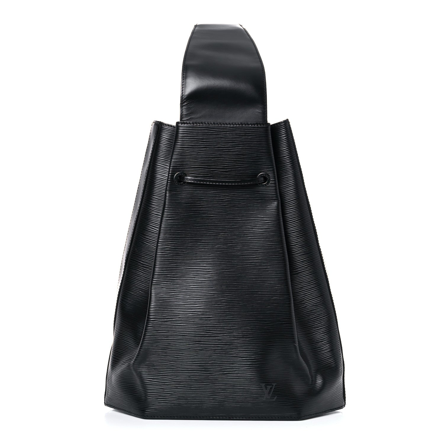 Louis Vuitton Epi Sac a Dos Drawstring Bag Black 4 of 23