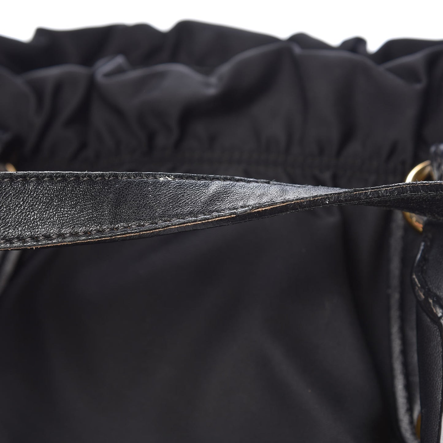 Tessuto Nylon Jacquard Logo Tote Black