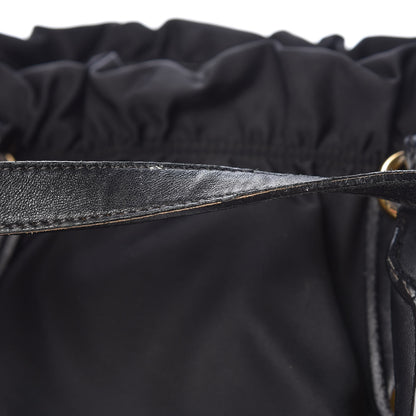 Prada Tessuto Nylon Jacquard Logo Tote Black 11 of 20