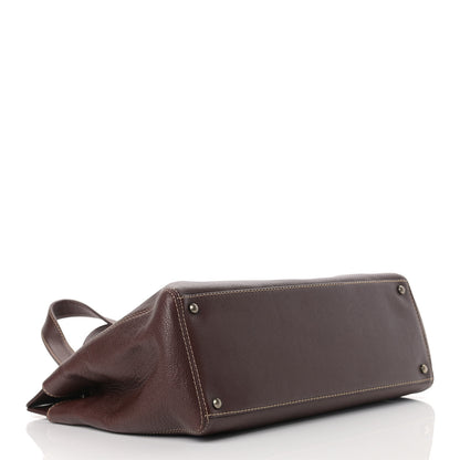 Chanel Caviar CC Tote Brown 3 of 13