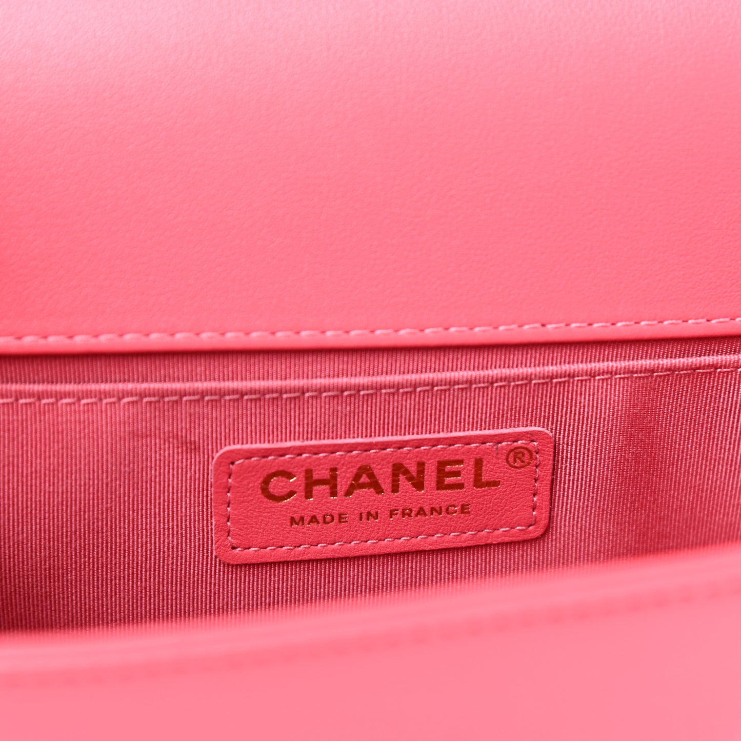 Calfskin Quilted Medium Boy Flap Pink