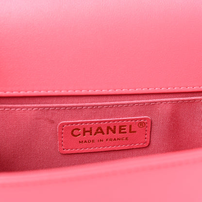 Chanel Calfskin Quilted Medium Boy Flap Pink 6 of 11