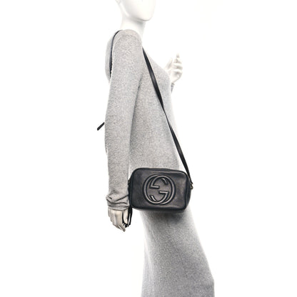 Gucci Pebbled Calfskin Small Soho Disco Bag Black 2 of 13