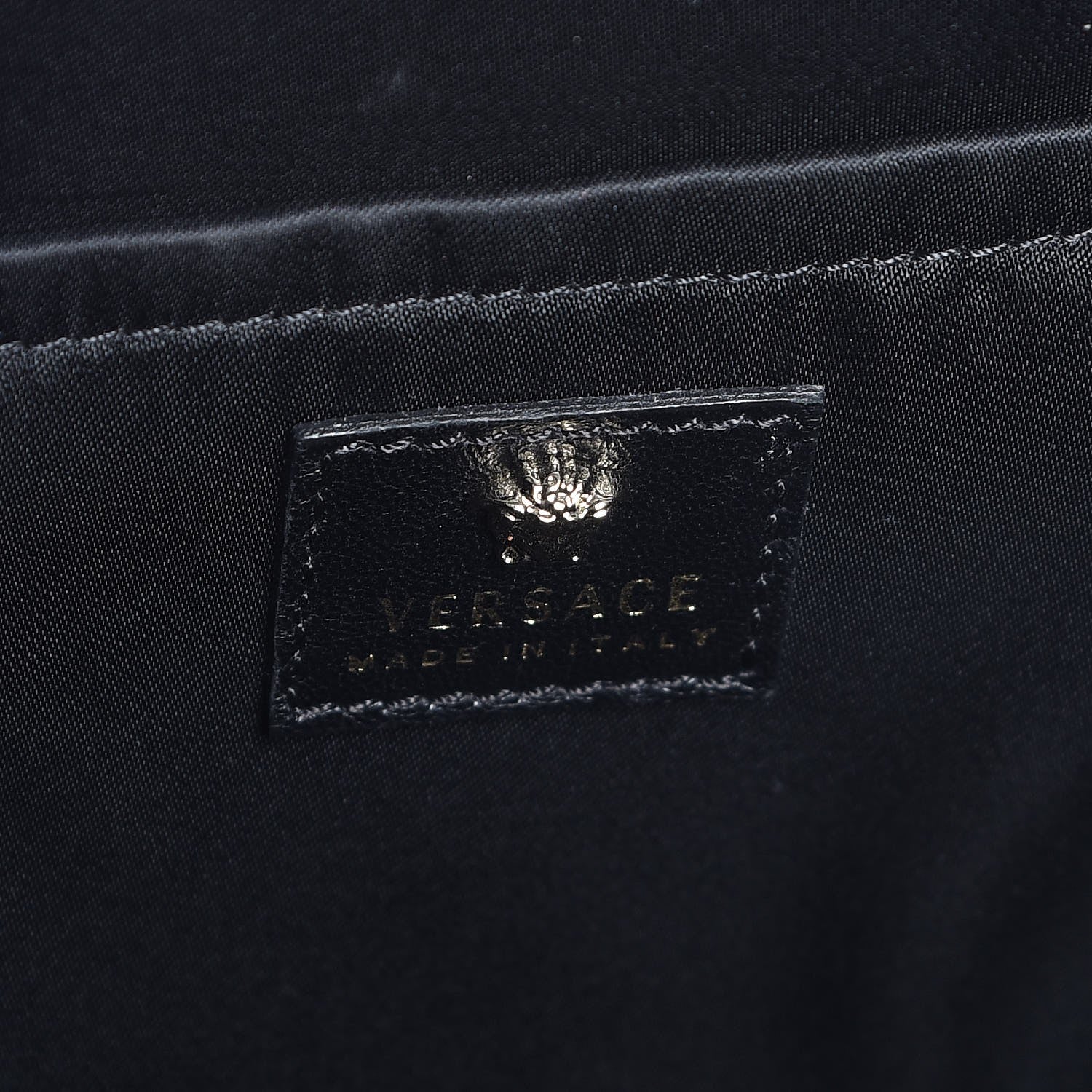 Versace Calfskin Palazzo Medusa Backpack Black 6 of 7