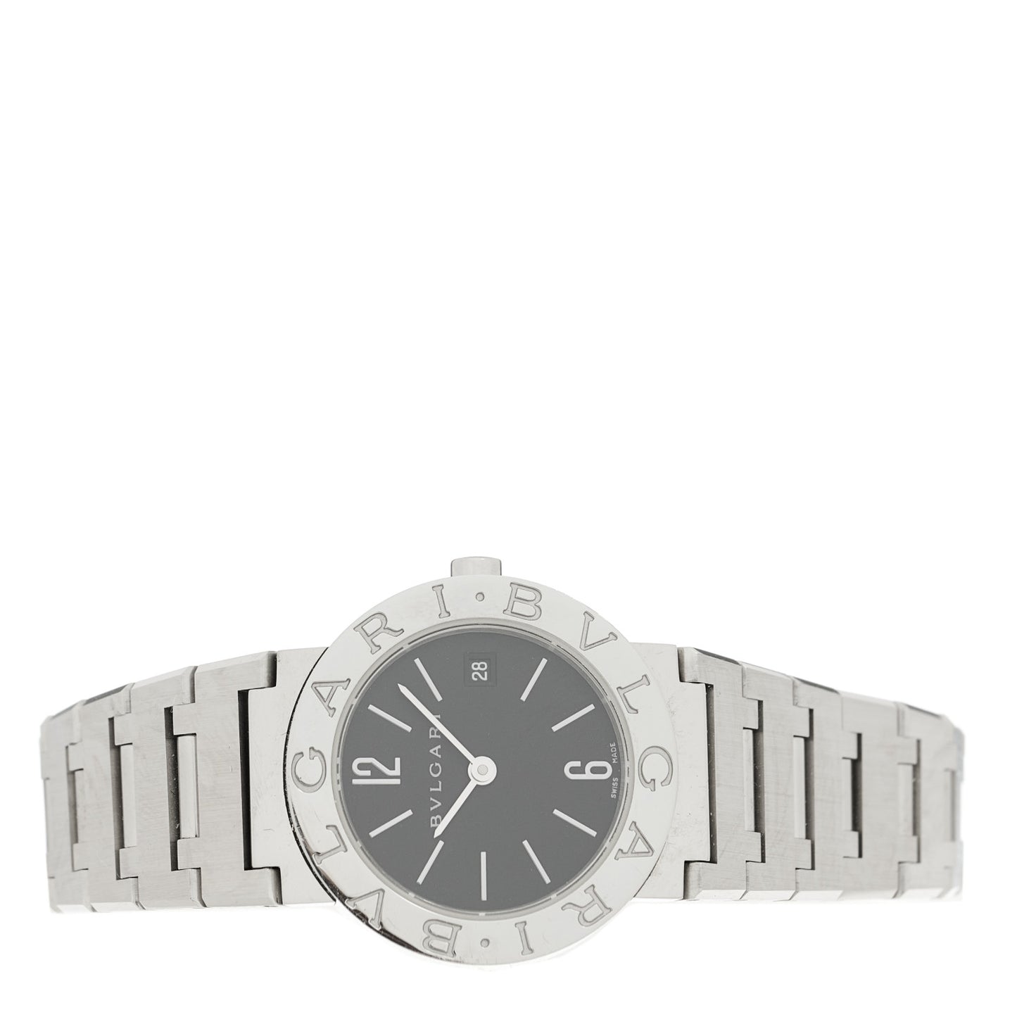 Stainless Steel 26mm Quartz Watch Black