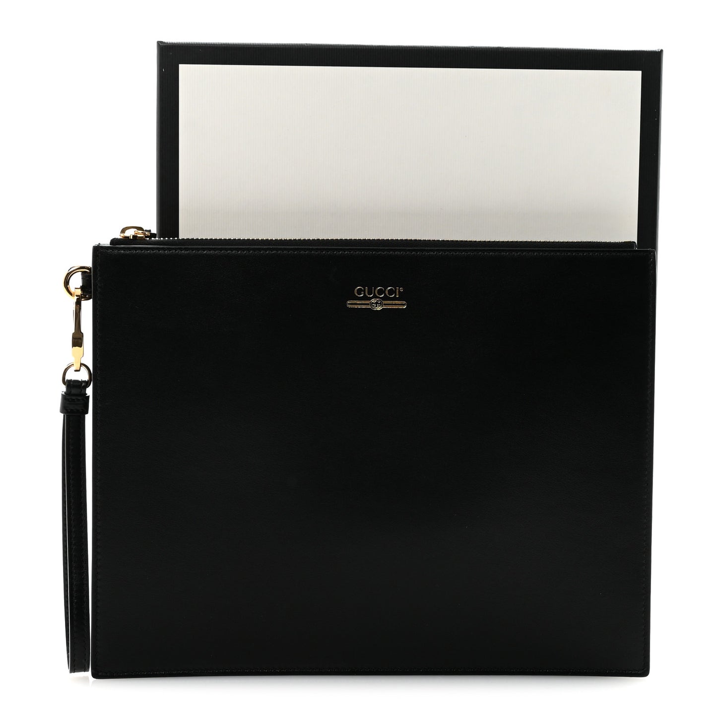 Calfskin Clutch Black