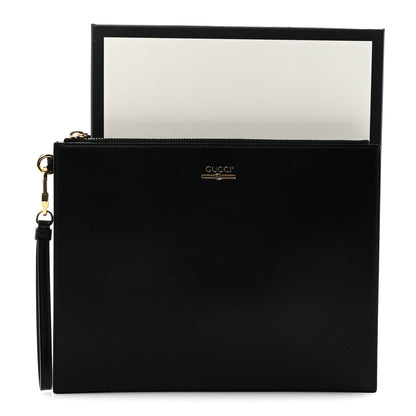 Gucci Calfskin Clutch Black 13 of 14